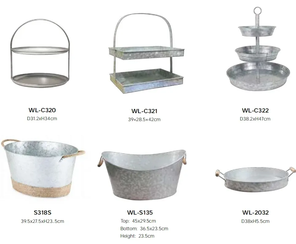 Tiered Tray & Ice Bucket Set