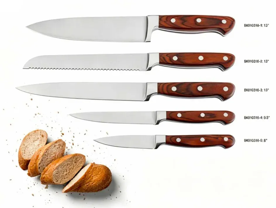 Knife Set — Hammered Blade