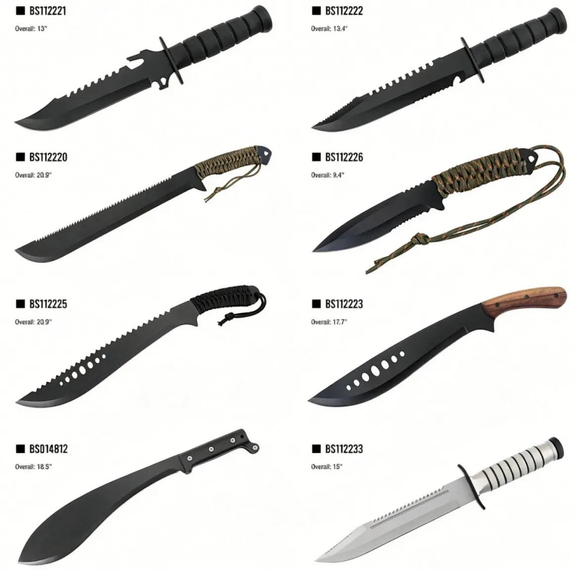 Tactical Survival Knife Set