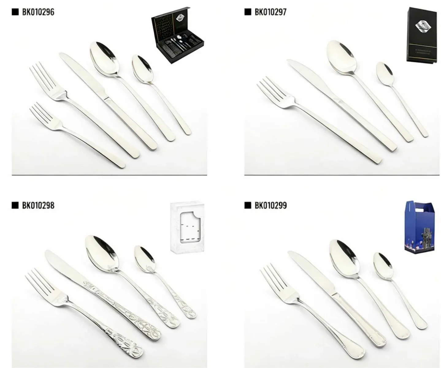 Cutlery Set — Silver Flatware