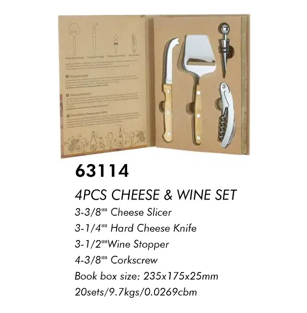 Cheese & Wine Set — 4pcs